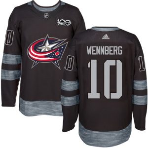 Unique Adidas Blue Jackets #10 Alexander Wennberg Black 1917 2017 100th Anniversary Stitched NHL Jersey to show your team spirit