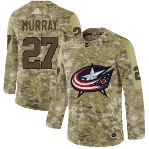 Fantastic Adidas Blue Jackets #27 Ryan Murray Camo Authentic Stitched NHL Jersey to stand out at the arena