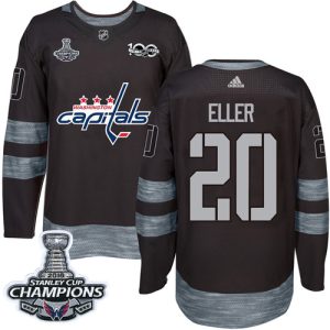 Fantastic Adidas Capitals #20 Lars Eller Black 1917 2017 100th Anniversary Stanley Cup Final Champions Stitched NHL Jersey to complete your fan gear collection