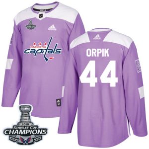 Impressive Adidas Capitals #44 Brooks Orpik Purple Authentic Fights Cancer Stanley Cup Final Champions Stitched NHL Jersey for die - hard hockey fans