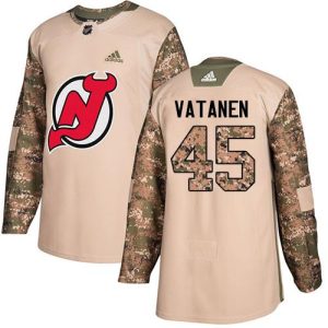 Unique Adidas Devils #45 Sami Vatanen Camo Authentic 2017 Veterans Day Stitched NHL Jersey for die - hard hockey fans