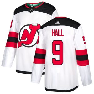 Impressive Adidas Devils #9 Taylor Hall White Road Authentic Stitched Youth NHL Jersey to stand out at the arena
