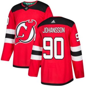 Amazing Adidas Devils #90 Marcus Johansson Red Home Authentic Stitched NHL Jersey perfect for game days