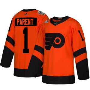 Sleek Adidas Flyers #1 Bernie Parent Orange Authentic 2019 Stadium Series Stitched Youth NHL Jersey for ultimate sports enthusiasts