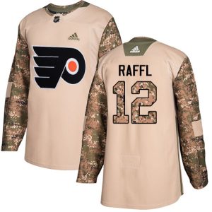 Stylish Adidas Flyers #12 Michael Raffl Camo Authentic 2017 Veterans Day Stitched NHL Jersey to show your team spirit