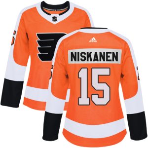 Amazing Adidas Flyers #15 Matt Niskanen Orange Home Authentic Women's Stitched NHL Jersey perfect for game days