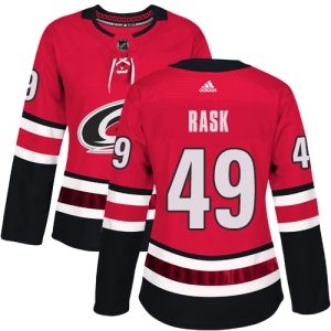 Unique Adidas Hurricanes #49 Victor Rask Red Home Authentic Women's Stitched NHL Jersey for ultimate sports enthusiasts