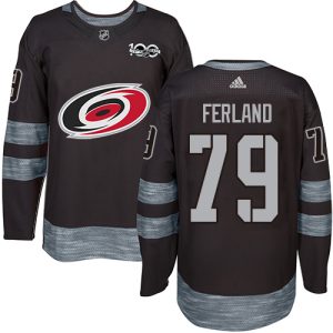 Fantastic Adidas Hurricanes #79 Michael Ferland Black 1917 2017 100th Anniversary Stitched NHL Jersey to stand out at the arena