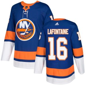 Impressive Adidas Islanders #16 Pat LaFontaine Royal Blue Home Authentic Stitched NHL Jersey for ultimate sports enthusiasts