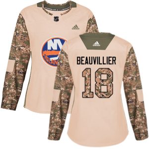 Fantastic Adidas Islanders #18 Anthony Beauvillier Camo Authentic 2017 Veterans Day Women's Stitched NHL Jersey to stand out at the arena