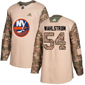 Stunning Adidas Islanders #54 Oliver Wahlstrom Camo Authentic 2017 Veterans Day Stitched NHL Jersey for die - hard hockey fans