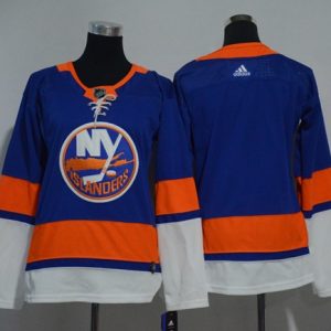 Unique Adidas Islanders Blank Royal Blue Home Authentic Women's Stitched NHL Jersey for ultimate sports enthusiasts