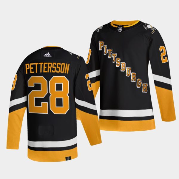 Amazing Adidas Penguins #28 Marcus Pettersson Men's 2021 22 Alternate Authentic NHL Jersey Black to complete your fan gear collection