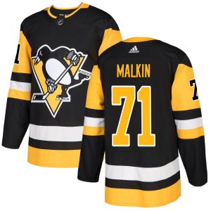 Fantastic Adidas Penguins #71 Evgeni Malkin Black Home Authentic Stitched NHL Jersey to stand out at the arena