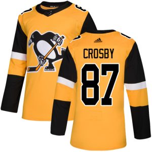 Amazing Adidas Penguins #87 Sidney Crosby Gold Alternate Authentic Stitched Youth NHL Jersey for ultimate sports enthusiasts