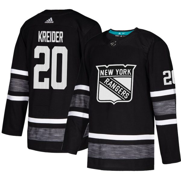 Gorgeous Adidas Rangers #20 Chris Kreider Black 2019 All Star Game Parley Authentic Stitched NHL Jersey to complete your fan gear collection