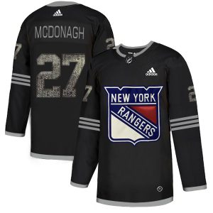 Impressive Adidas Rangers #27 Ryan McDonagh Black Authentic Classic Stitched NHL Jersey to complete your fan gear collection