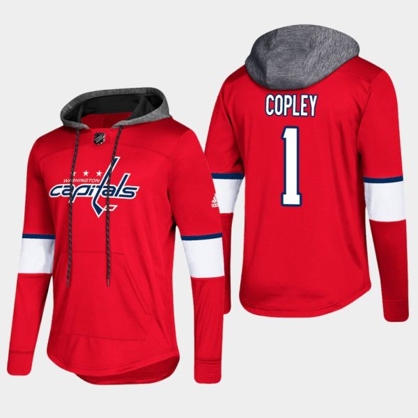 Stunning Capitals #1 Pheonix Copley Red 2018 Pullover Platinum Hoodie to stand out at the arena