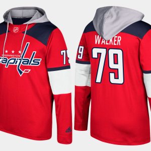 Fantastic Capitals #79 Nathan Walker Red Name And Number Hoodie to stand out at the arena