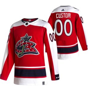 Gorgeous Columbus Blue Jackets Custom Red Men's Adidas 2020 21 Alternate Authentic Player NHL Jersey perfect for game days