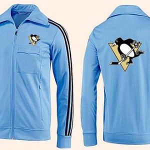 Stunning NHL Pittsburgh Penguins Zip Jackets Light Blue for ultimate sports enthusiasts