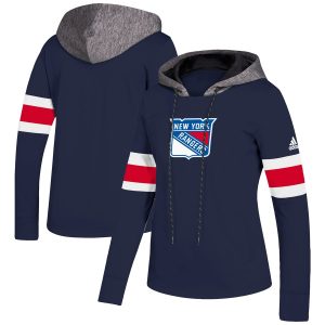 Amazing New York Rangers adidas Women's Crewdie Pullover Hoodie Blue perfect for game days