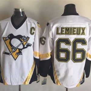Unique Penguins #66 Mario Lemieux White CCM Throwback Stitched NHL Jersey a must - have for collectors