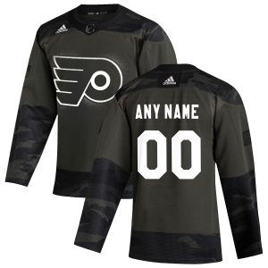 Fantastic Philadelphia Flyers Adidas 2019 Veterans Day Authentic Custom Practice NHL Jersey Camo for die - hard hockey fans