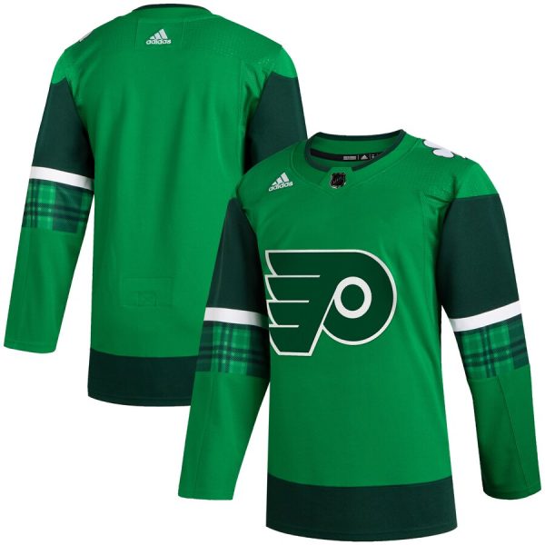 Gorgeous Philadelphia Flyers Blank Men's Adidas 2020 St. Patrick's Day Stitched NHL Jersey Green a must - have for collectors