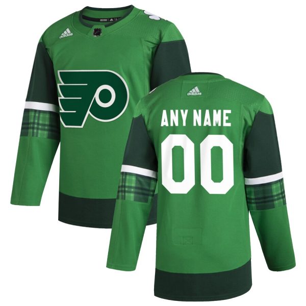 Unique Philadelphia Flyers Men's Adidas 2020 St. Patrick's Day Custom Stitched NHL Jersey Green a must - have for collectors