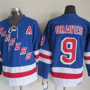 Fantastic Rangers #9 Adam Graves Light Blue CCM Throwback Stitched NHL Jersey for ultimate sports enthusiasts