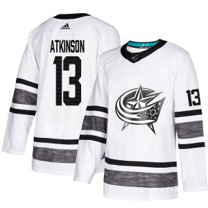 Fantastic Adidas Blue Jackets #13 Cam Atkinson White Authentic 2019 All Star Stitched NHL Jersey for die - hard hockey fans