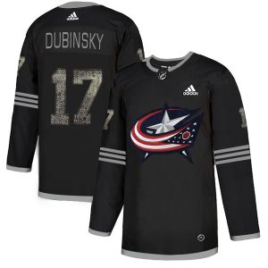 Fantastic Adidas Blue Jackets #17 Brandon Dubinsky Black Authentic Classic Stitched NHL Jersey to stand out at the arena