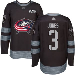 Gorgeous Adidas Blue Jackets #3 Seth Jones Black 1917 2017 100th Anniversary Stitched NHL Jersey to show your team spirit