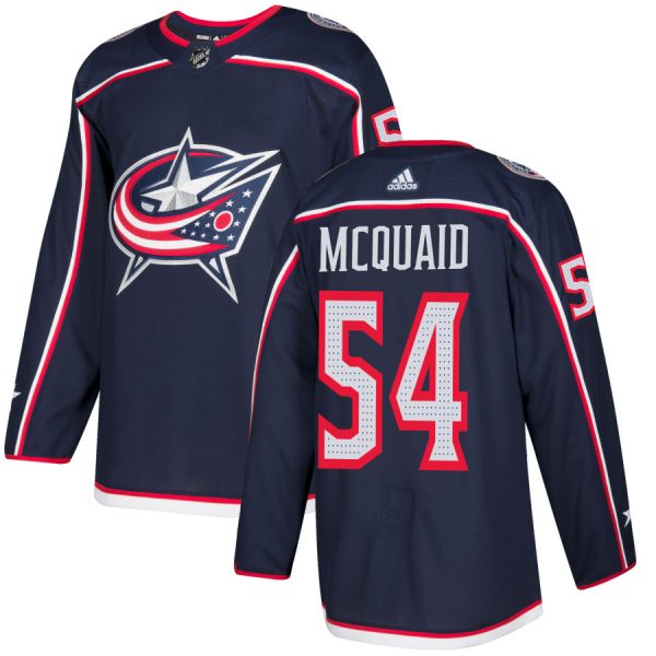 Stunning Adidas Blue Jackets #54 Adam McQuaid Navy Blue Home Authentic Stitched NHL Jersey to show your team spirit