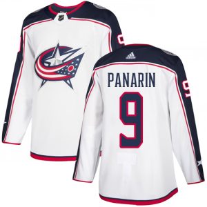 Stunning Adidas Blue Jackets #9 Artemi Panarin White Road Authentic Stitched NHL Jersey to complete your fan gear collection