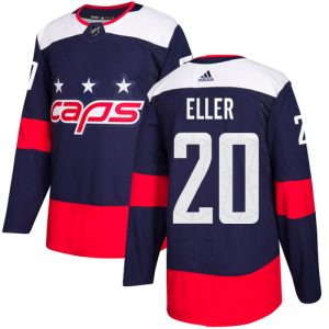 Impressive Adidas Capitals #20 Lars Eller Navy Authentic 2018 Stadium Series Stitched NHL Jersey to stand out at the arena