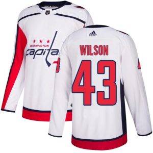Stylish Adidas Capitals #43 Tom Wilson White Road Authentic Stitched NHL Jersey for ultimate sports enthusiasts