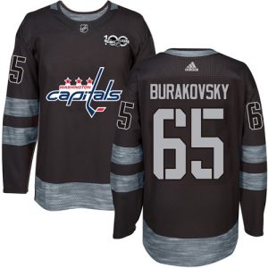 Fantastic Adidas Capitals #65 Andre Burakovsky Black 1917 2017 100th Anniversary Stitched NHL Jersey to show your team spirit