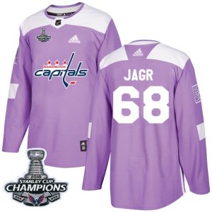 Gorgeous Adidas Capitals #68 Jaromir Jagr Purple Authentic Fights Cancer Stanley Cup Final Champions Stitched NHL Jersey to stand out at the arena
