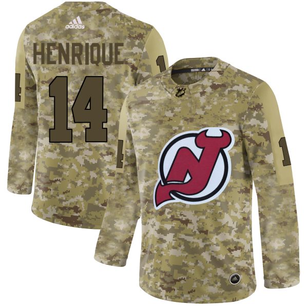 Stylish Adidas Devils #14 Adam Henrique Camo Authentic Stitched NHL Jersey for die - hard hockey fans