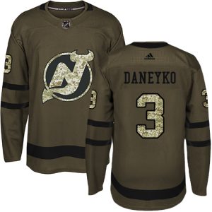 Sleek Adidas Devils #3 Ken Daneyko Green Salute to Service Stitched NHL Jersey to stand out at the arena