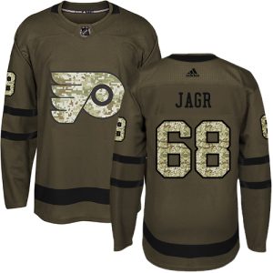 Stylish Adidas Flyers #68 Jaromir Jagr Green Salute to Service Stitched NHL Jersey for ultimate sports enthusiasts