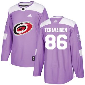 Fantastic Adidas Hurricanes #86 Teuvo Teravainen Purple Authentic Fights Cancer Stitched Youth NHL Jersey a must - have for collectors