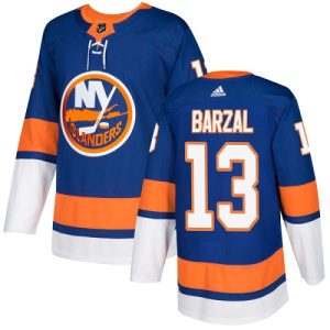 Gorgeous Adidas Islanders #13 Mathew Barzal Royal Blue Home Authentic Stitched NHL Jersey to complete your fan gear collection