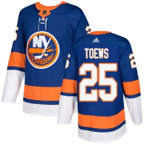 Stylish Adidas Islanders #25 Devon Toews Royal Blue Home Authentic Stitched NHL Jersey for ultimate sports enthusiasts