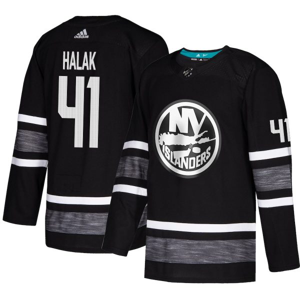Gorgeous Adidas Islanders #41 Jaroslav Halak Black 2019 All Star Game Parley Authentic Stitched NHL Jersey to complete your fan gear collection