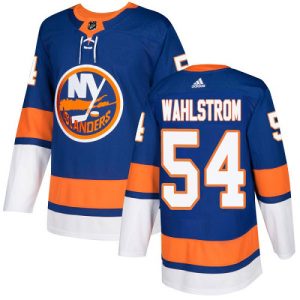 Unique Adidas Islanders #54 Oliver Wahlstrom Royal Blue Home Authentic Stitched NHL Jersey to stand out at the arena
