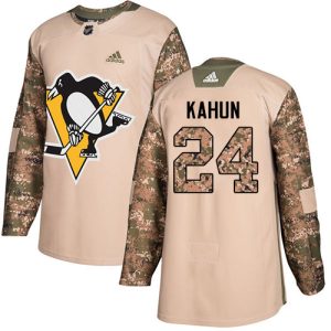 Gorgeous Adidas Penguins #24 Dominik Kahun Camo Authentic 2017 Veterans Day Stitched NHL Jersey to show your team spirit