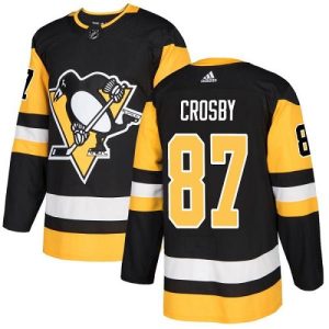 Stylish Adidas Penguins #87 Sidney Crosby Black Home Authentic Stitched Youth NHL Jersey for die - hard hockey fans